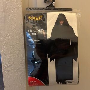 Spirit Dark Hooded Robe Costume